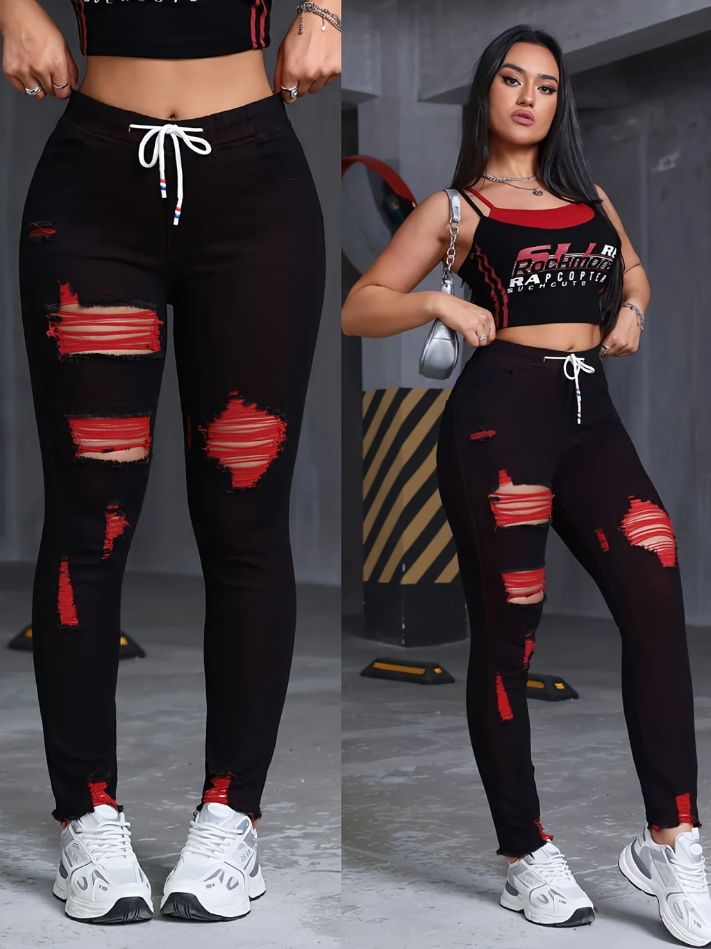Women's Stretch Jeans Elastic