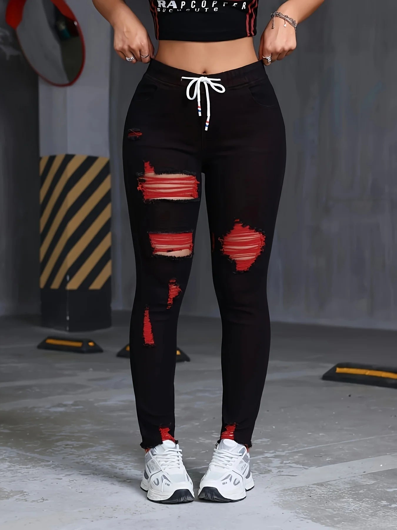 Women's Stretch Jeans Elastic