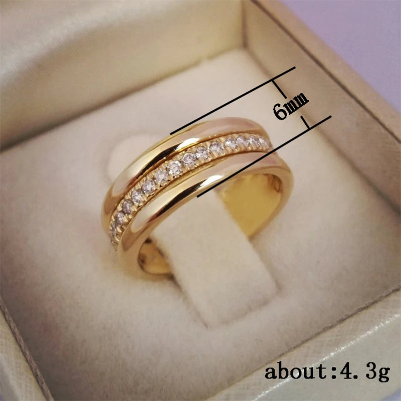 Cubiz Fashion Wedding Ring For Women