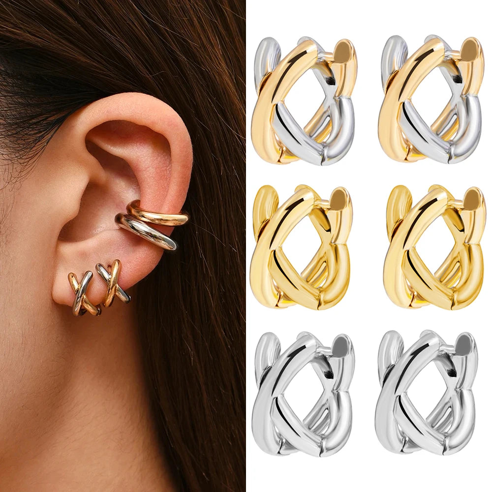 Criss-cross Gold Silver