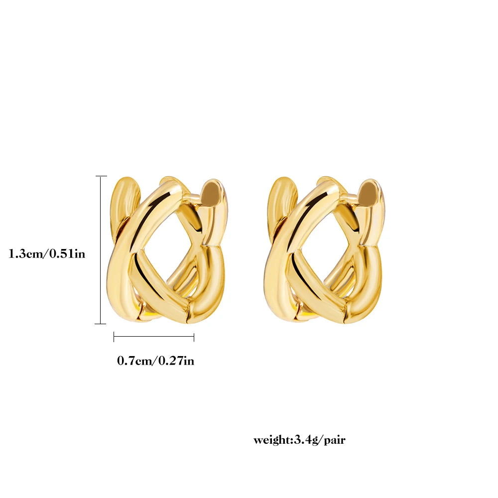 Criss-cross Gold Silver