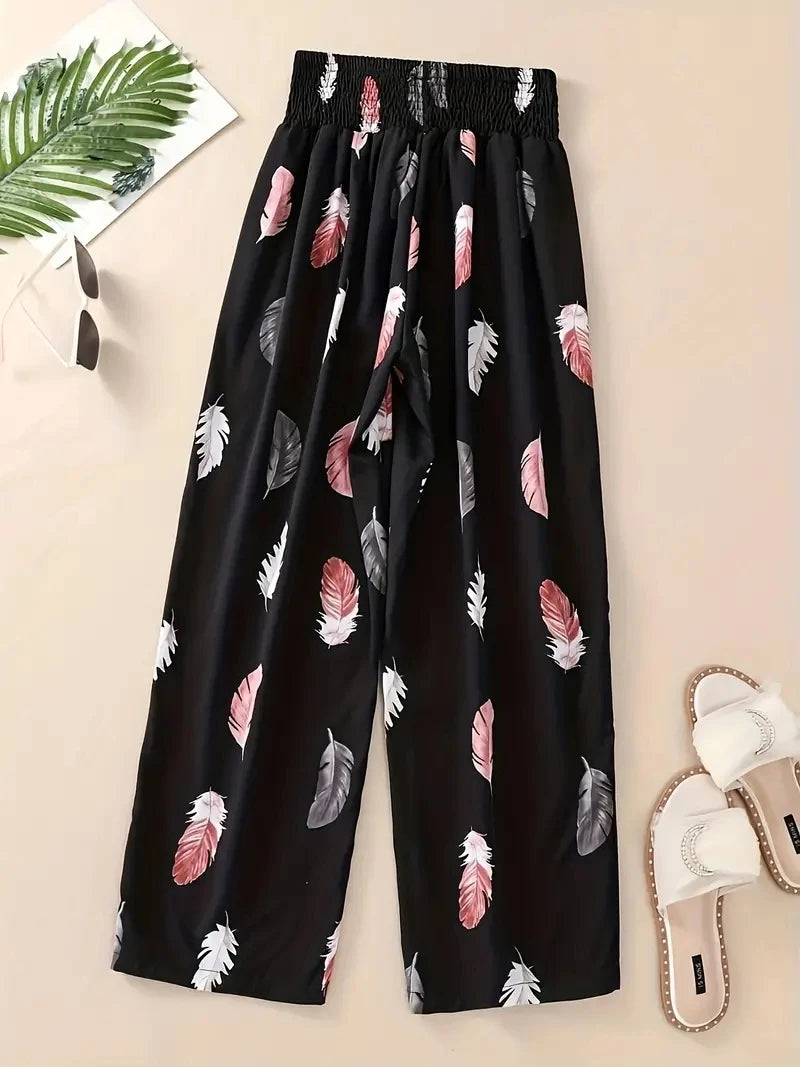 Floral Pants Spring and Summer T