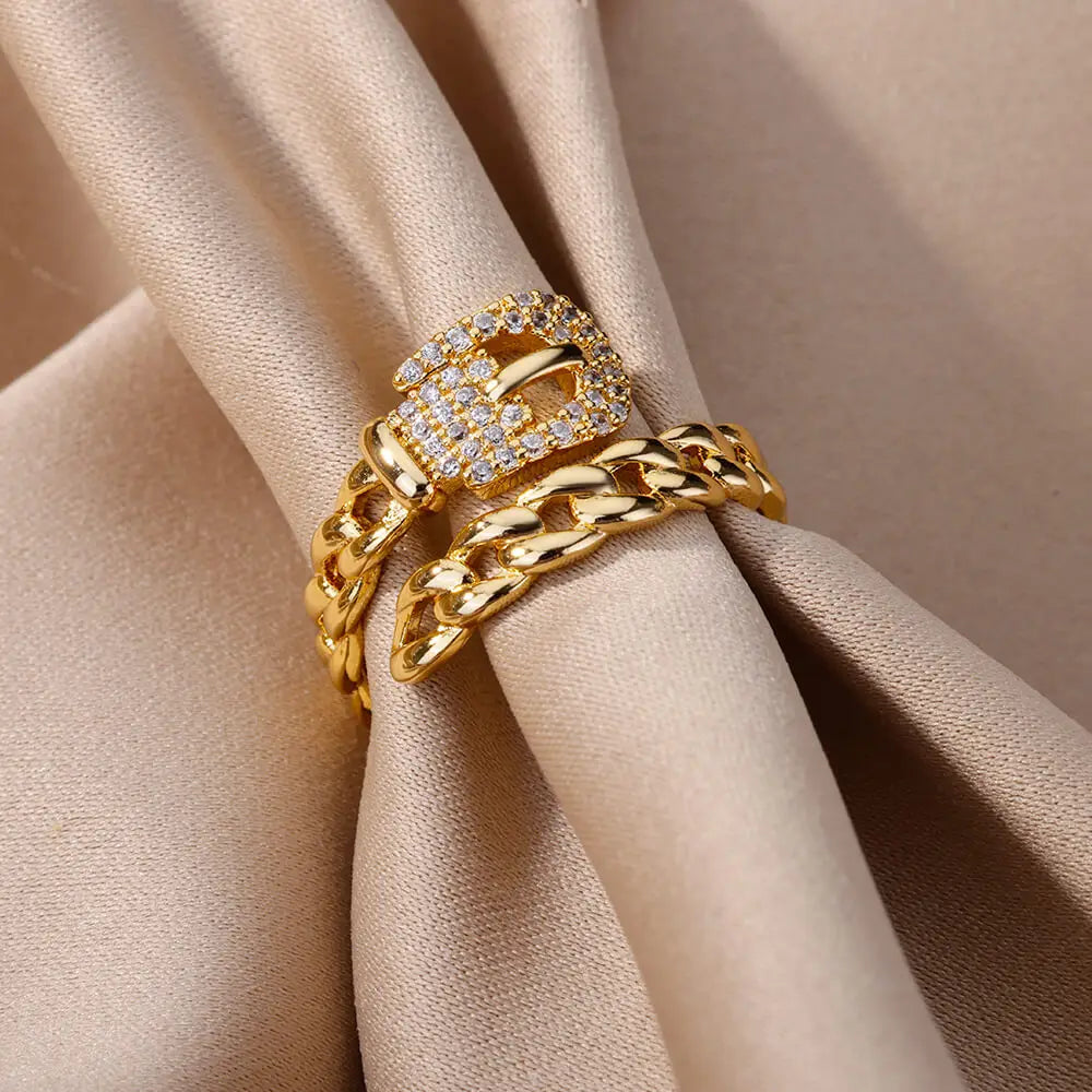 Zircon Belt Ring