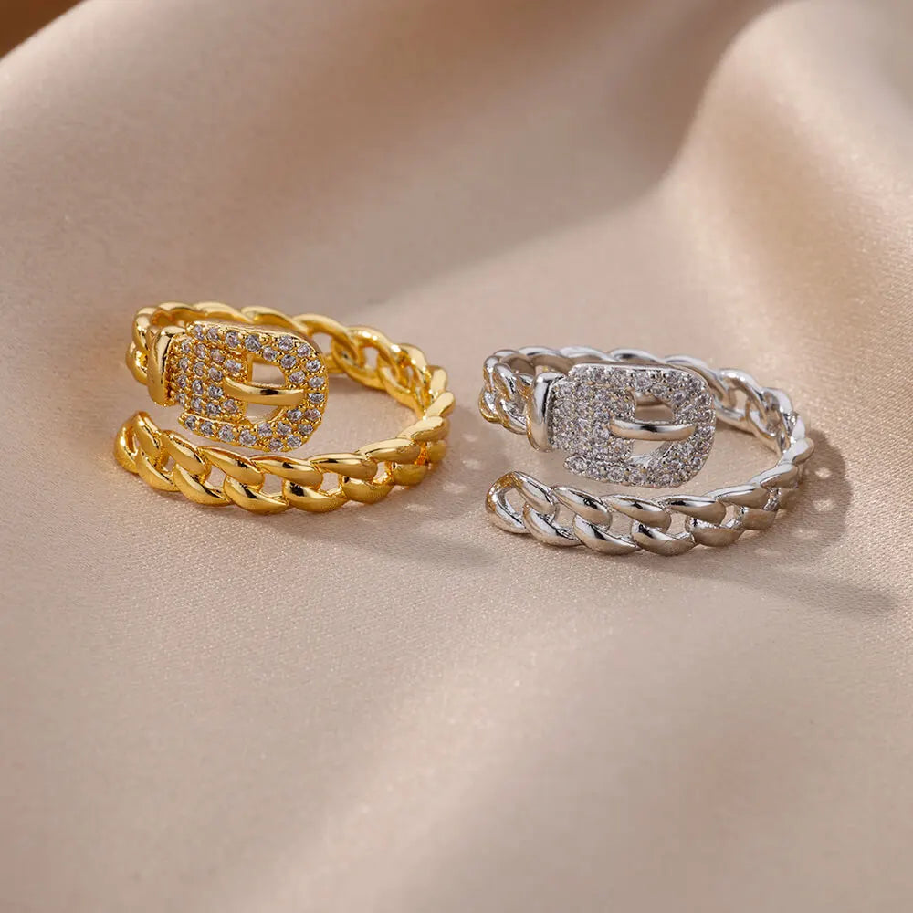 Zircon Belt Ring