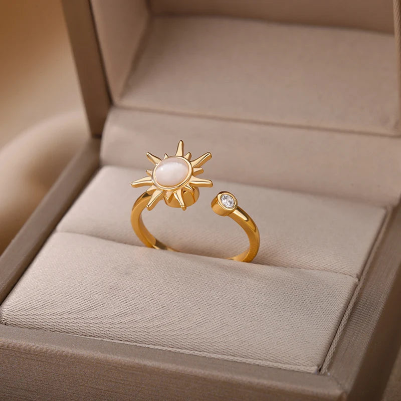 Opaline Rings