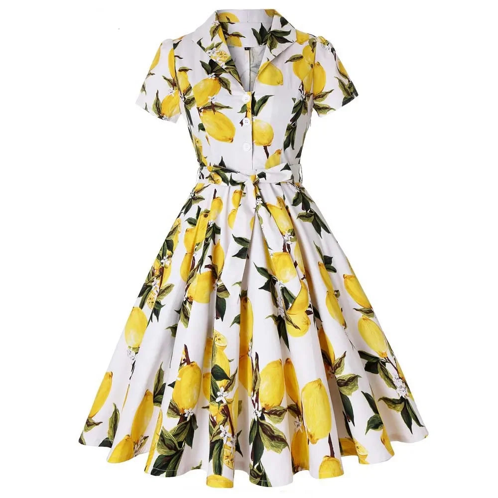 Robe midi vintage