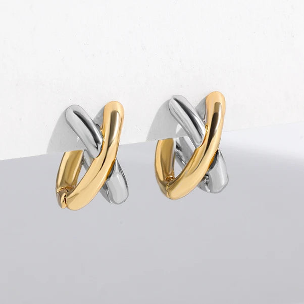 Criss-cross Gold Silver