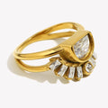 Sun Layer Shaped Ring