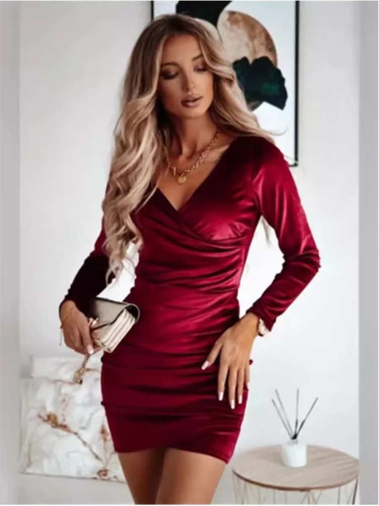 Velvet Dress Women