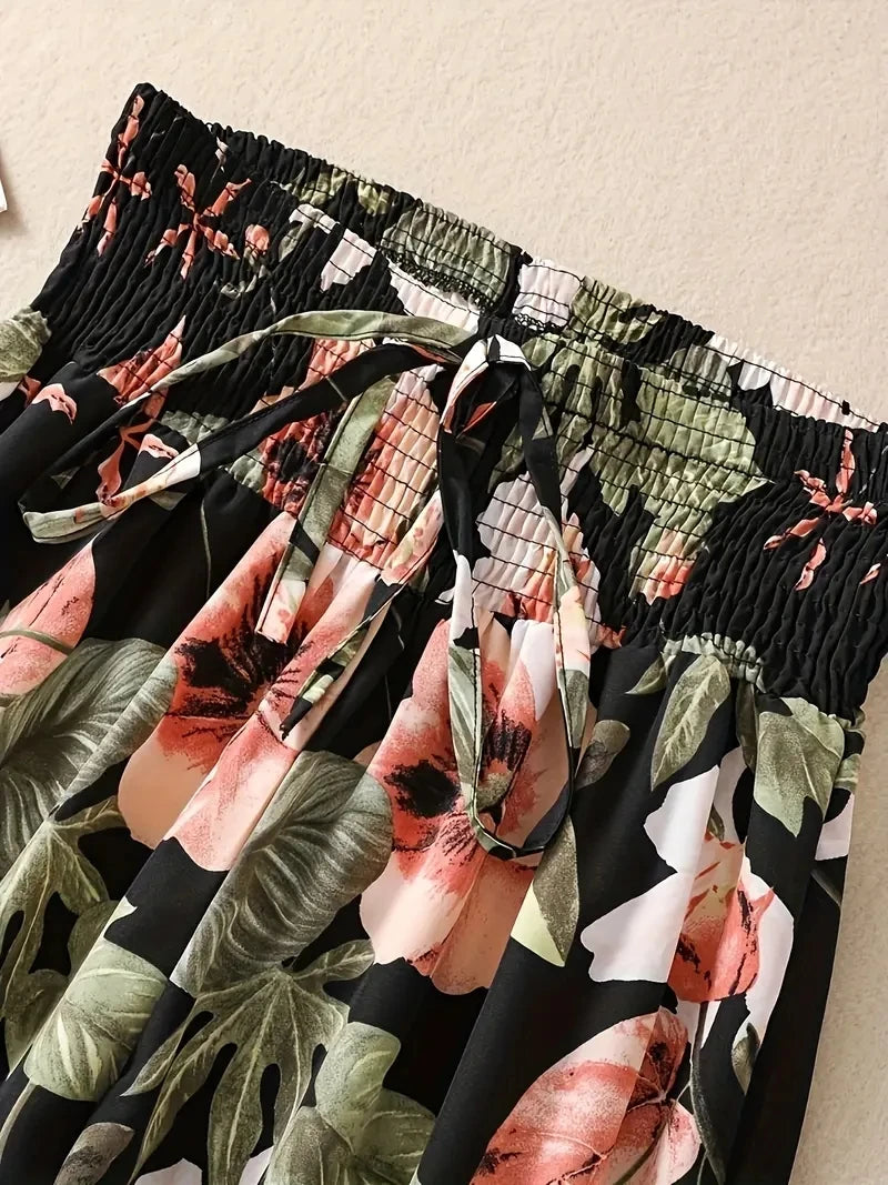 Floral Pants Spring and Summer T