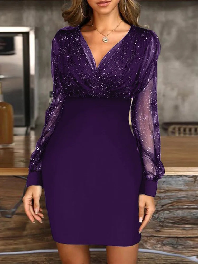 Sexy V-Neck See