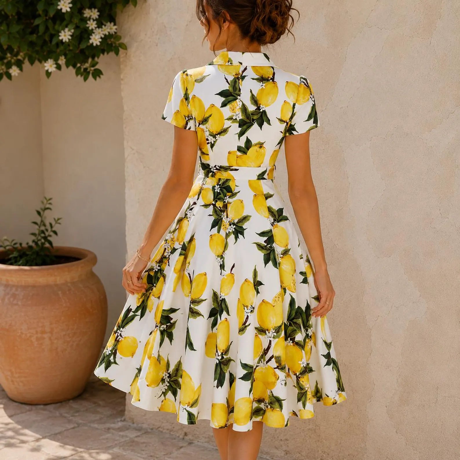 Robe midi vintage